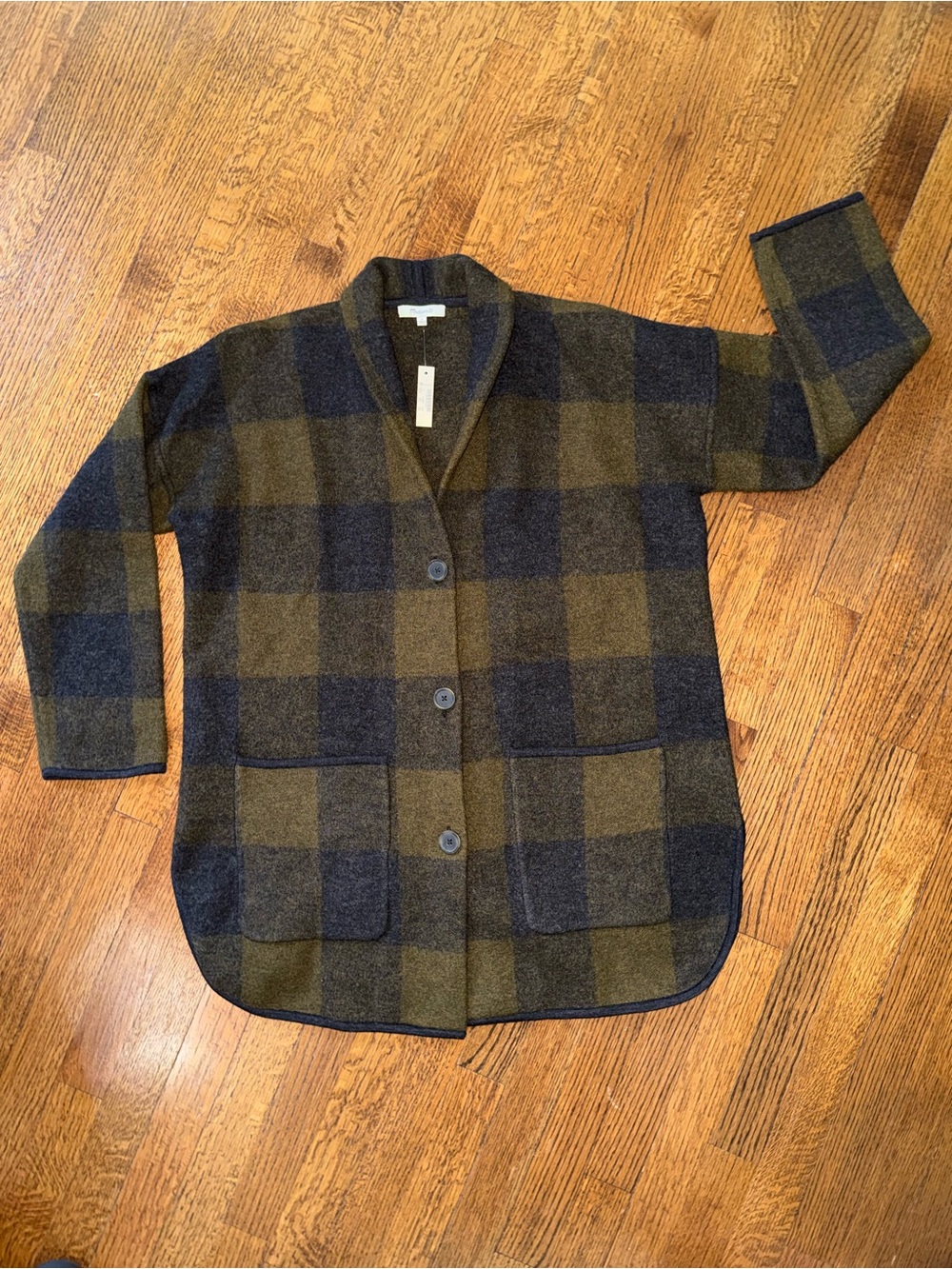 NWT, Madewell Buffalo Sweater Coat